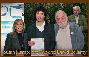 Susan Hampshire, Richard Reynolds and David Bellamy
