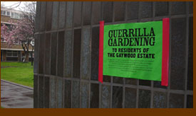 Guerrilla gardening propaganda