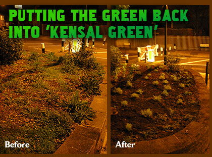 Putting The Green Back Into Kensal Green Monday 28 April 2008