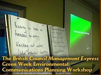 The British Council Management Express Green Week Environemtanl Communications Planning Workshop