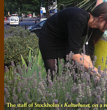 The staff of Stockholm's Kulturhuset, on a research trip in London, prove an enthusiastic force.
