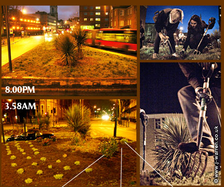 A seven hour marathon Guerrilla Gardening dig