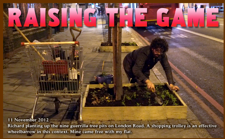 Raising The Game. Guerrilla Gardening in Elephant and Castle